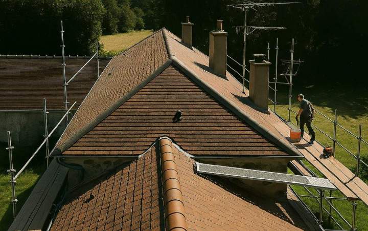 Pose et rénovation complète de toiture